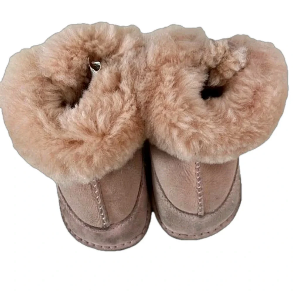 Baby Girls UGG pink booties size medium